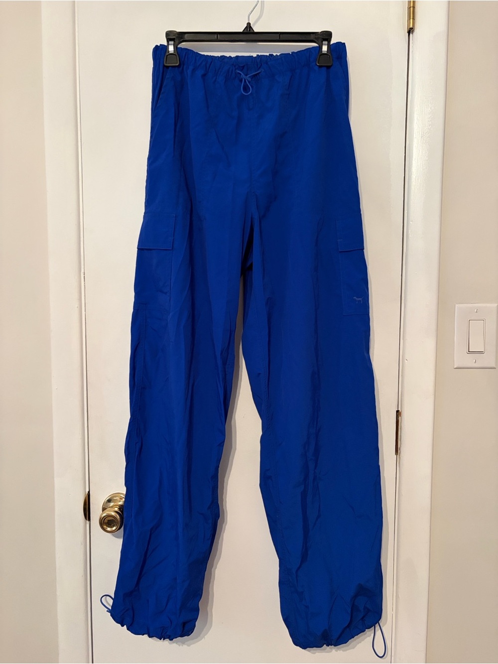 PINK Victoria's Secret blue track pants
